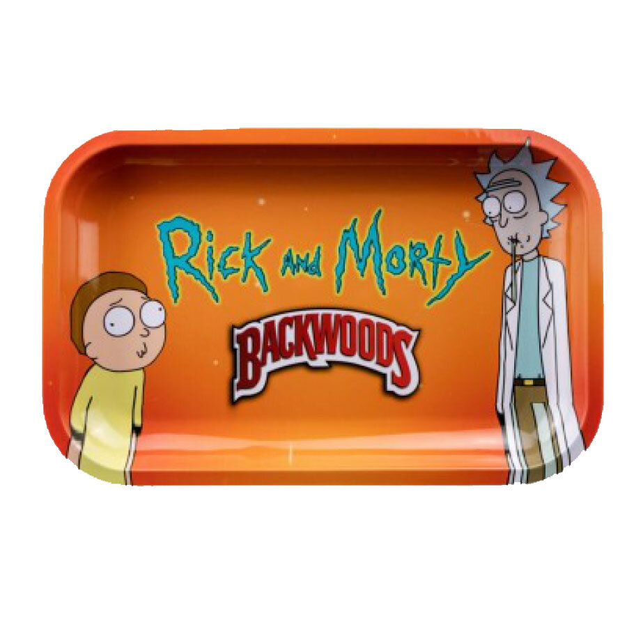 Backwoods Rick and Morty Confused Rolling Tray (mini) — G&J SMOKE & VAPE  SHOP